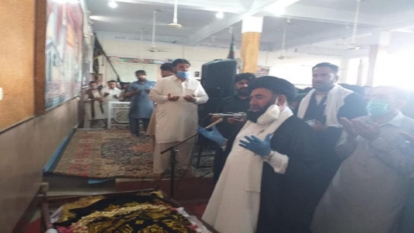 افتخار حسین نقوی نے نماز جنازہ پڑھائی